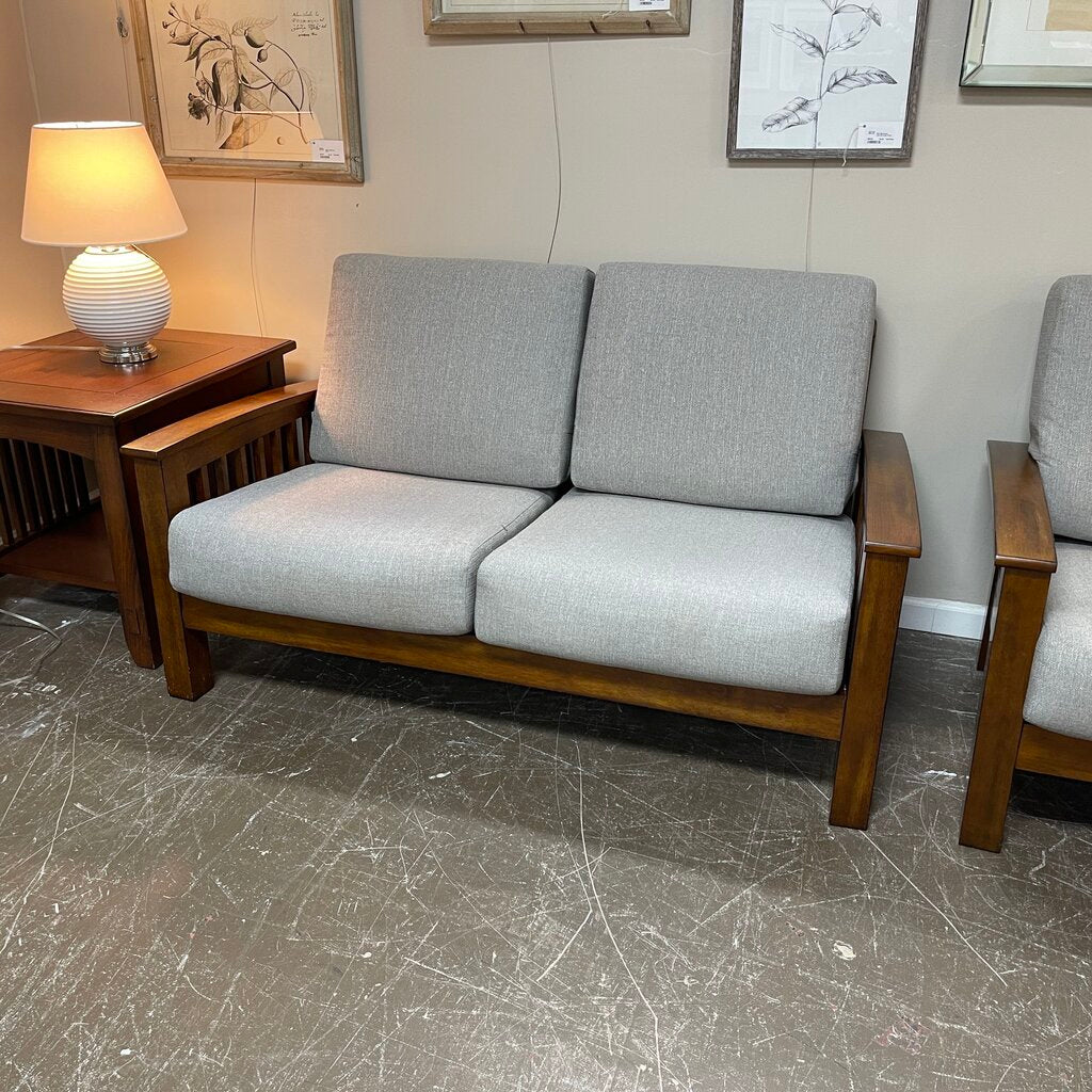 Mission Style Loveseat