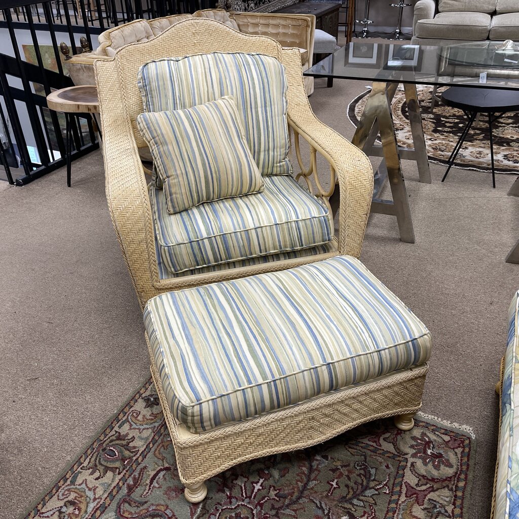 Rattan Living Set - Sofa, Chair, Rocker, Ottoman