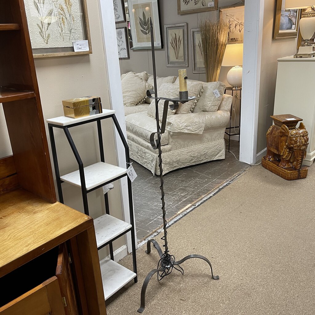 Vintage Metal Floor Lamp (no shade)