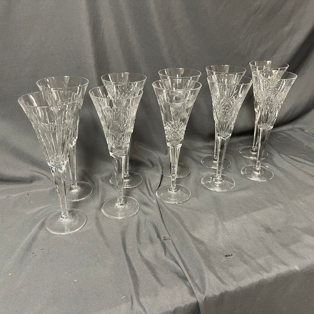Set/10 Millennium Toasting Flutes