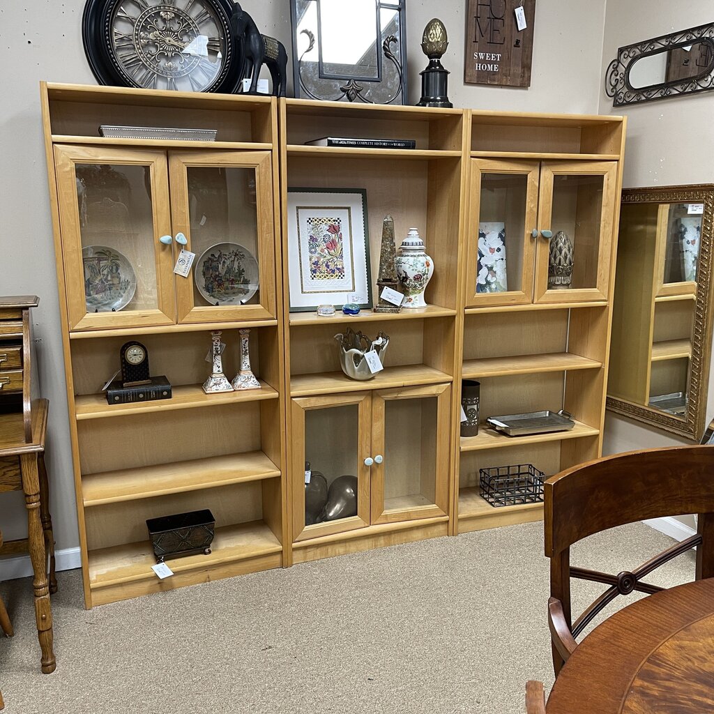 3-pc Bookshelf/Cabinet