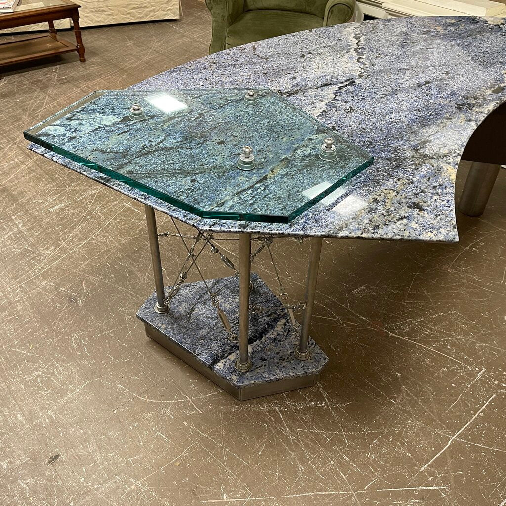 Custom Contemporary Granite Desk