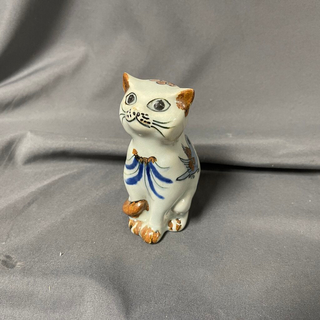 Mexican Folk Art Painted Cat