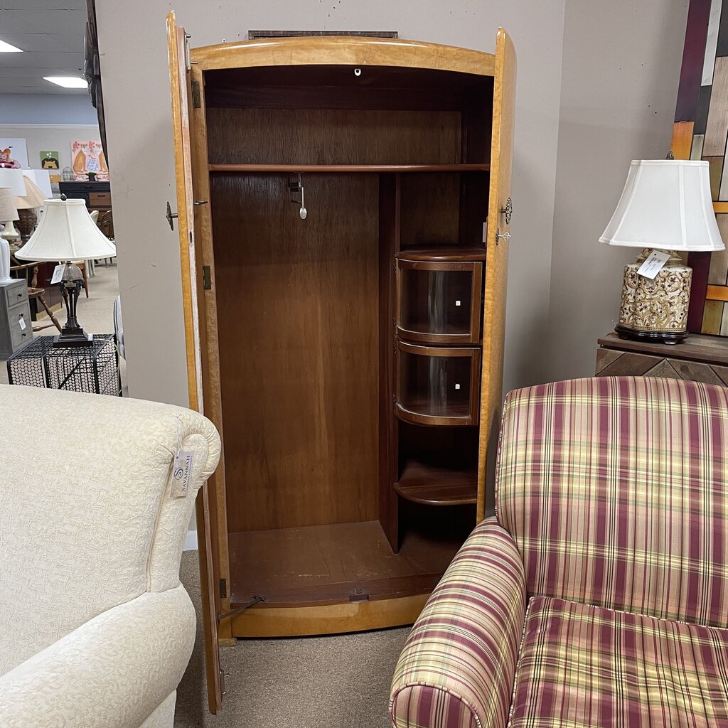 c1890s Birds Eye Maple Armoire