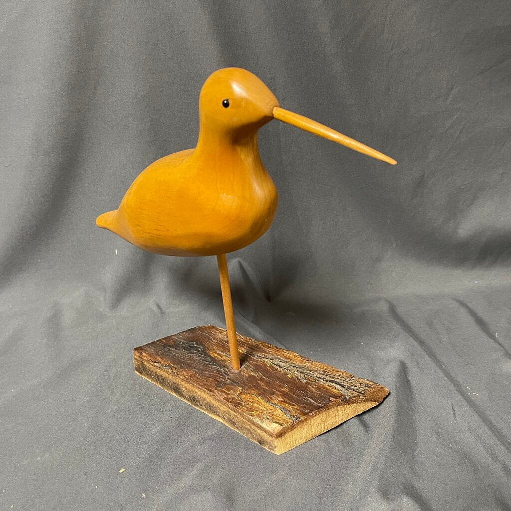 Signed Hand Carved Signed Shore Bird