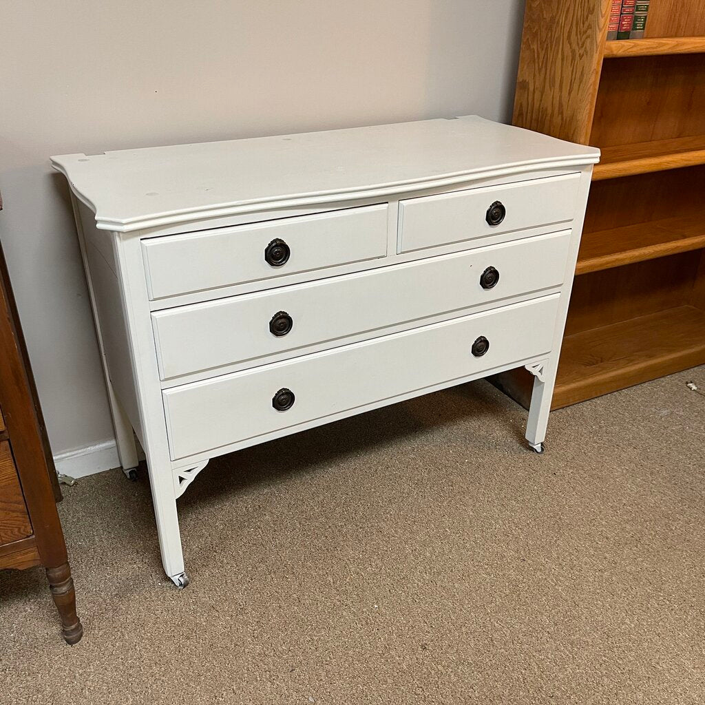 Vintage Chest of Drawers on Wheels