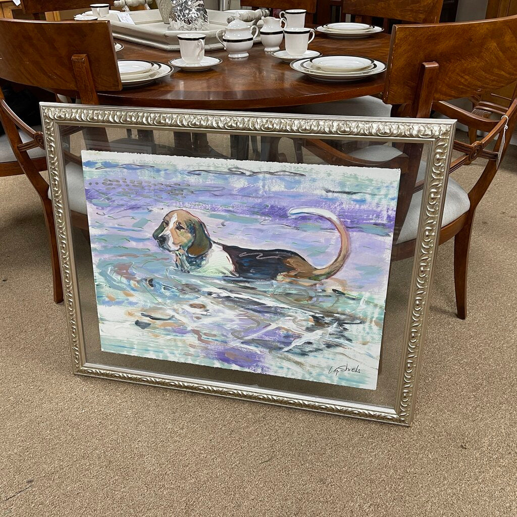 Hound Oil on Linen Original