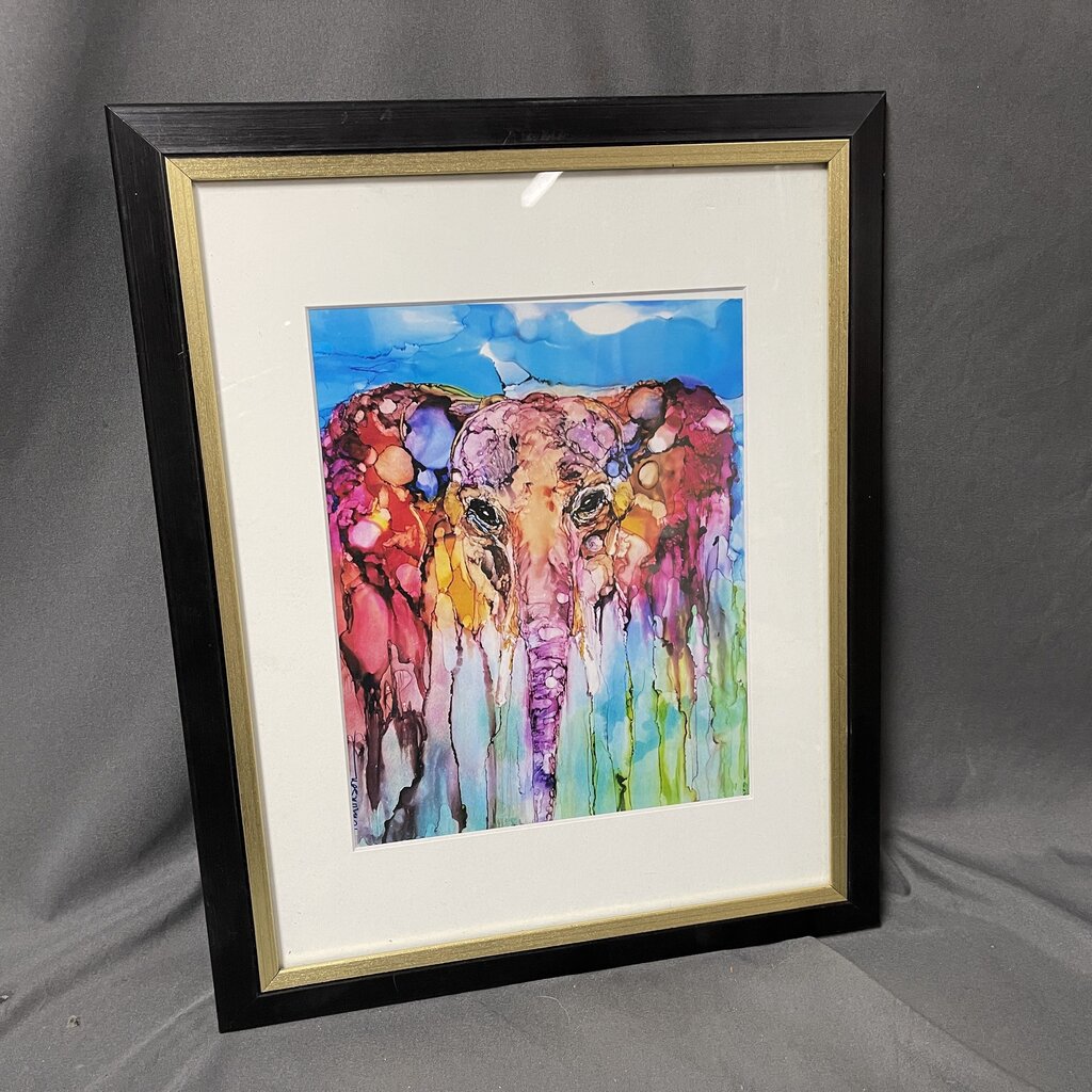 Colorful Elephant Print
