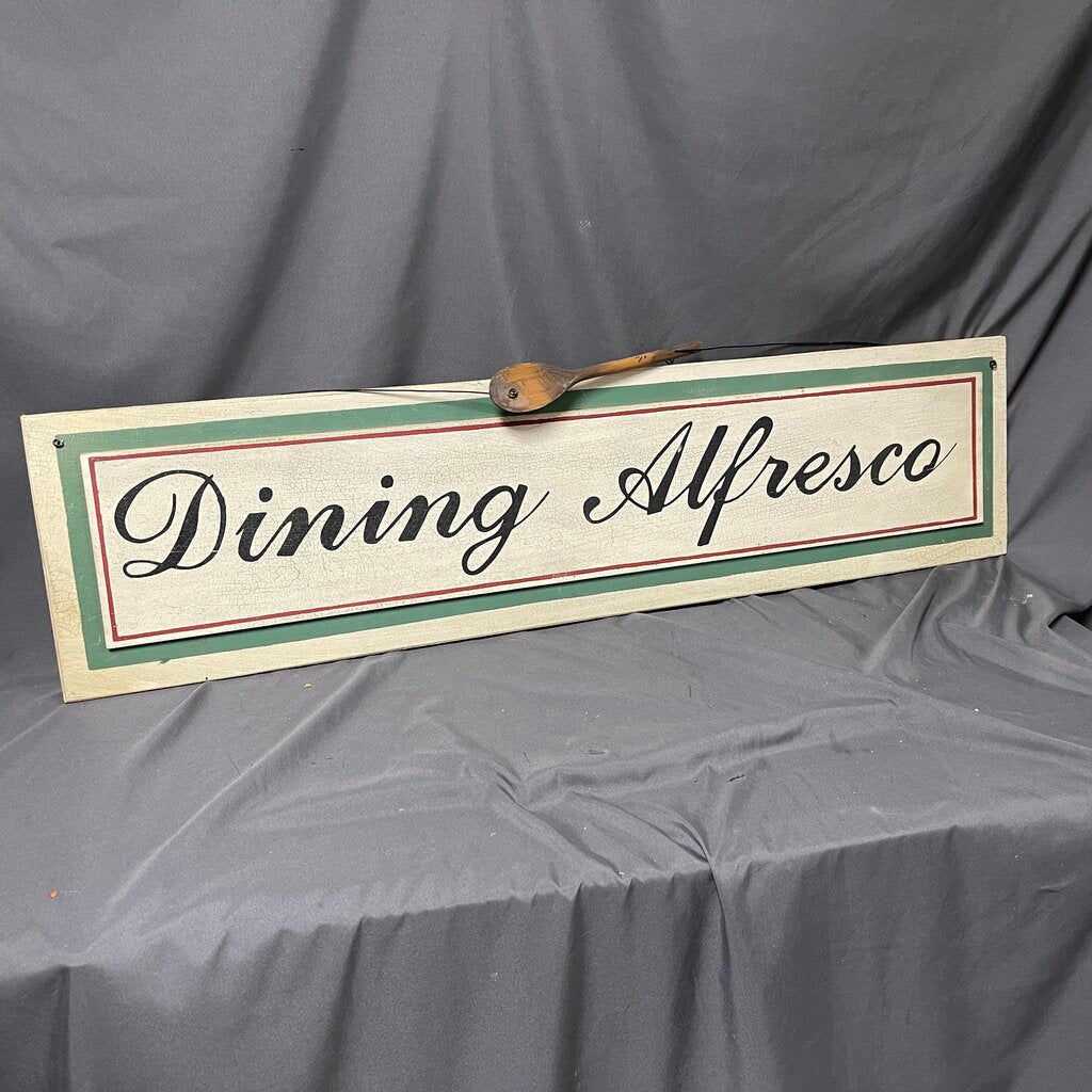 Al Fresco Dining Sign