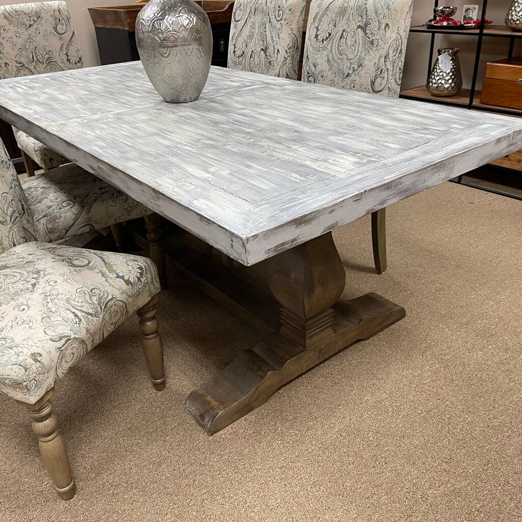 Farmhouse Trestle Dining Table