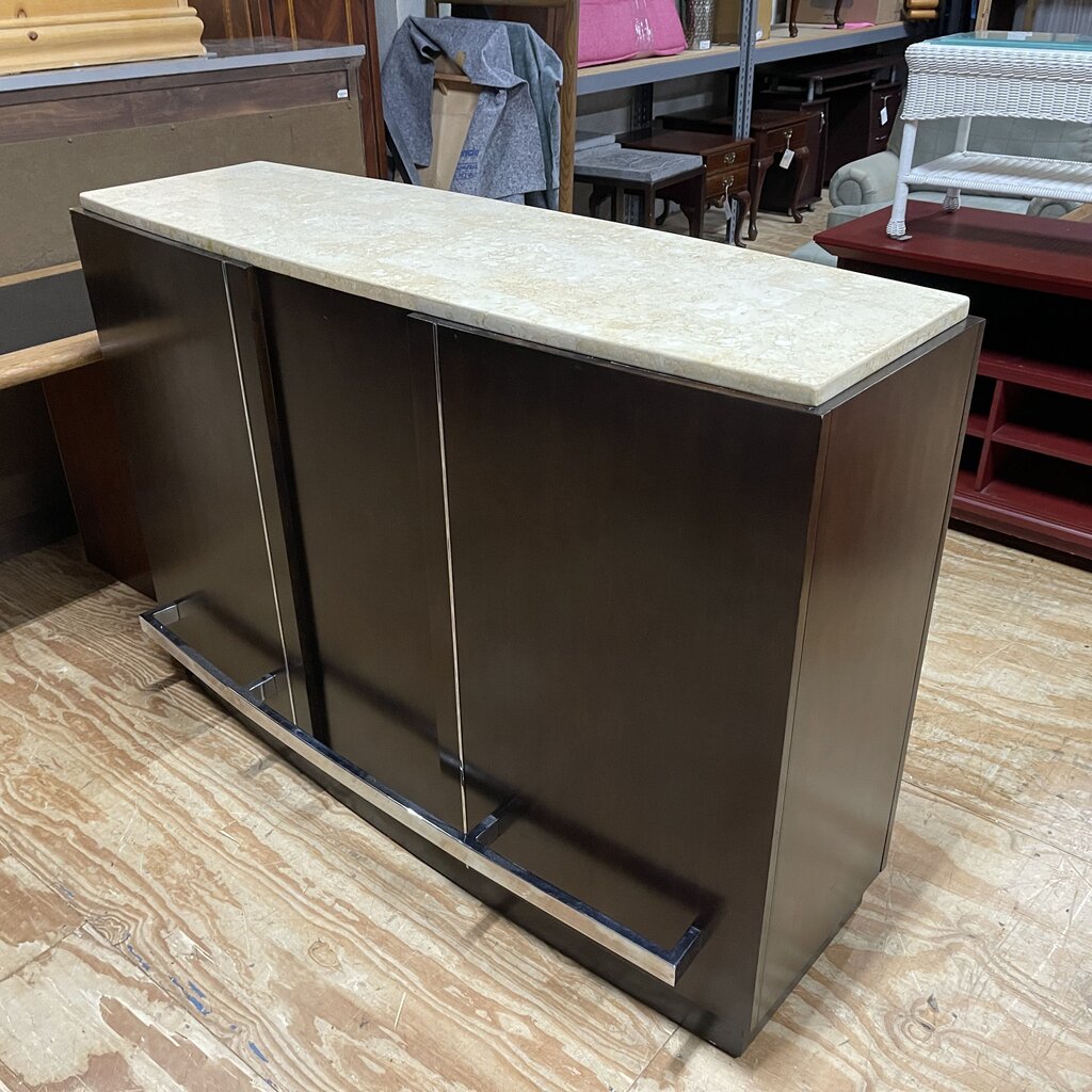 Stone Top Bar Cabinet