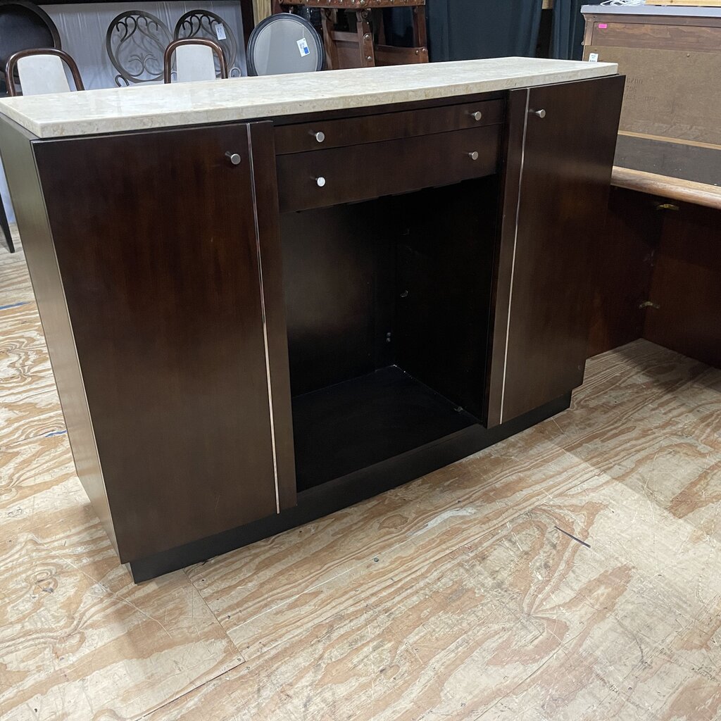 Stone Top Bar Cabinet