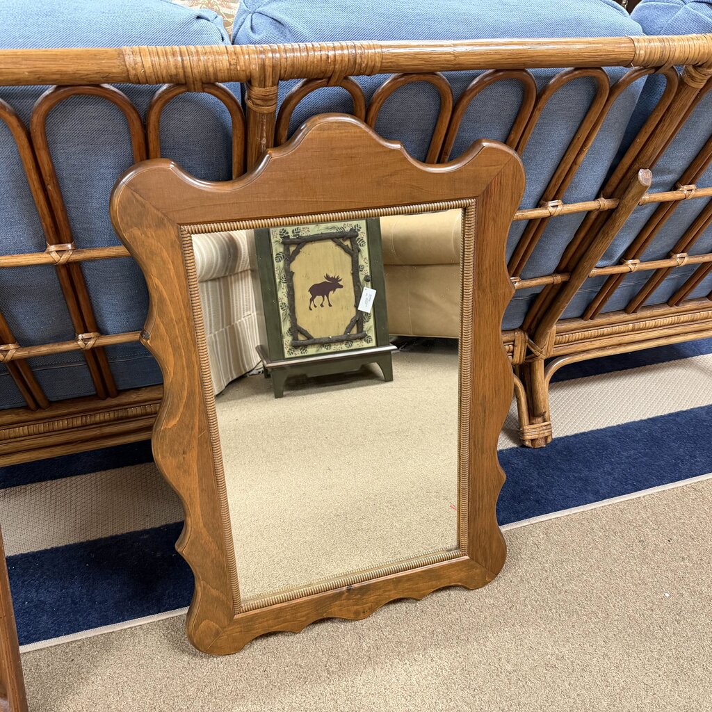 Vintage Wood Mirror