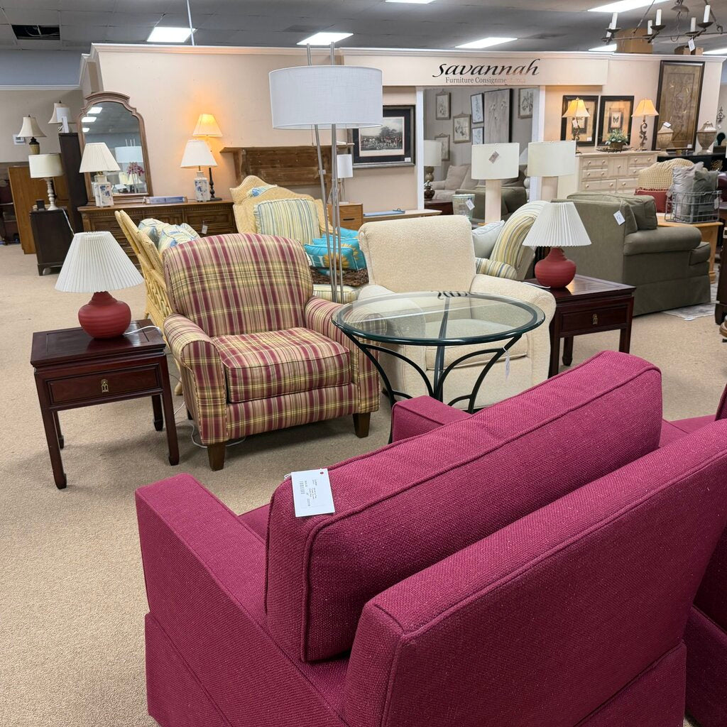 Pair Asian Style Square Side Tables