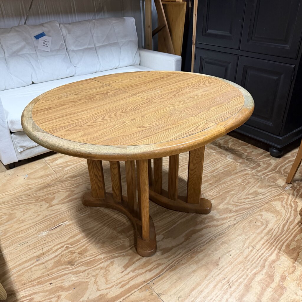 Small Vintage Oak Dining Table