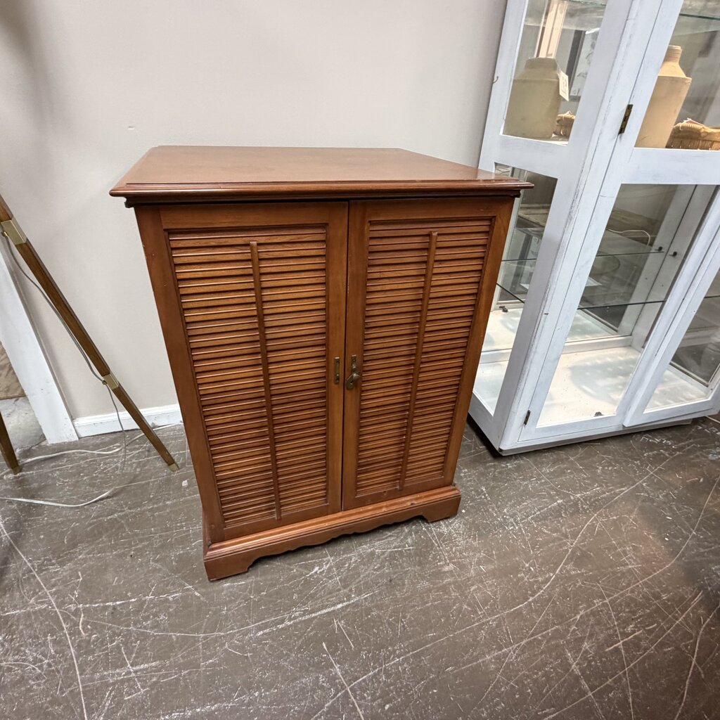 Louvered Door Cabinet