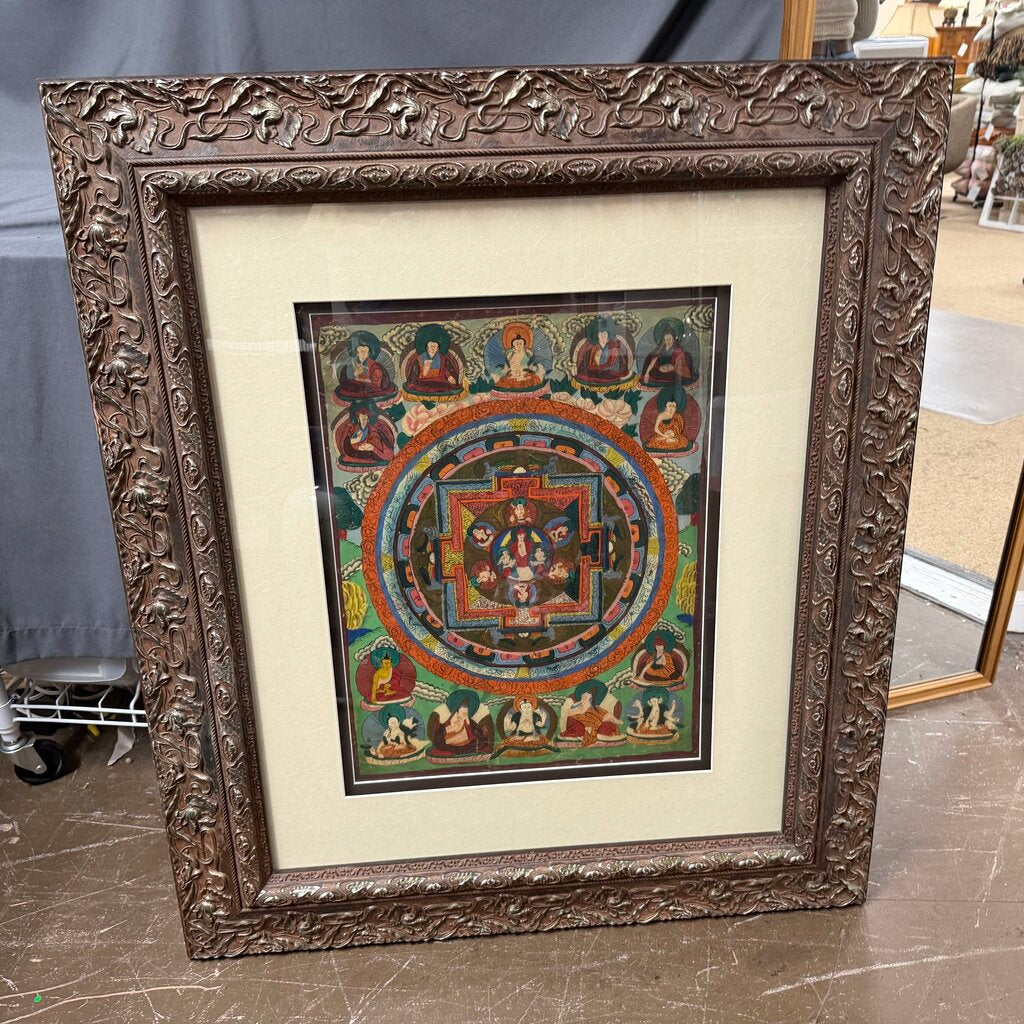 Tibetan Buddhist Mandala Thangka Print