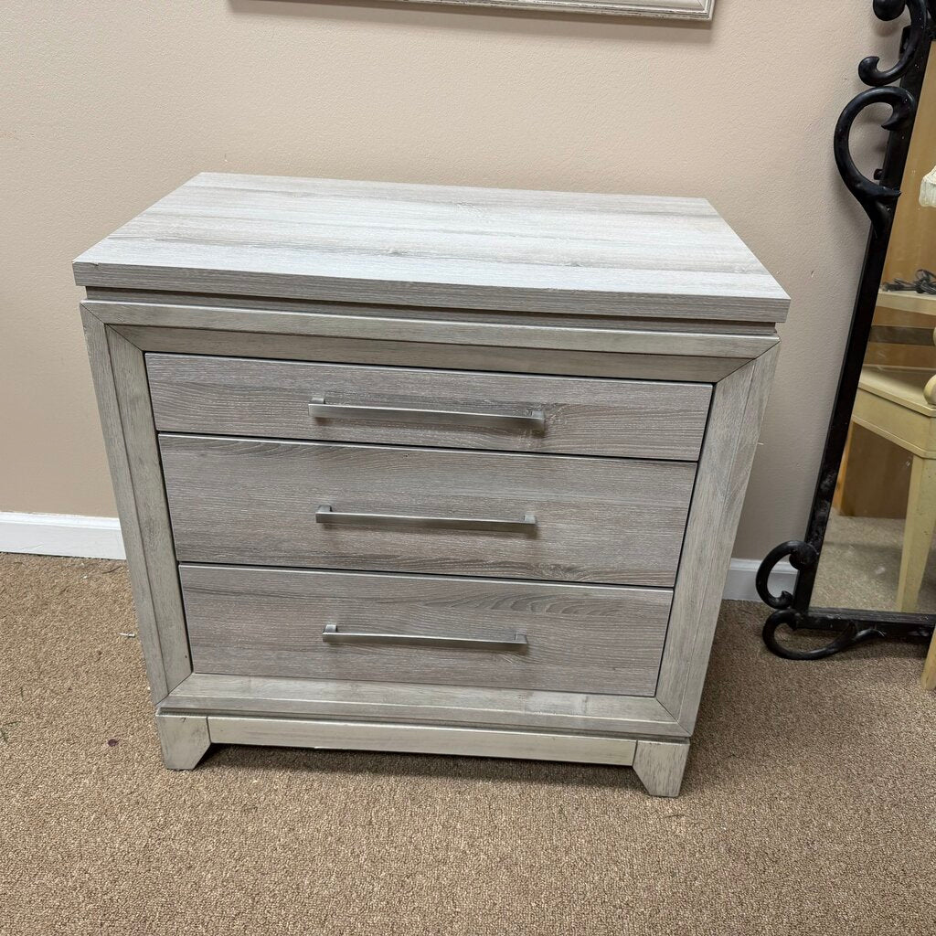 Grey Washed Nightstand