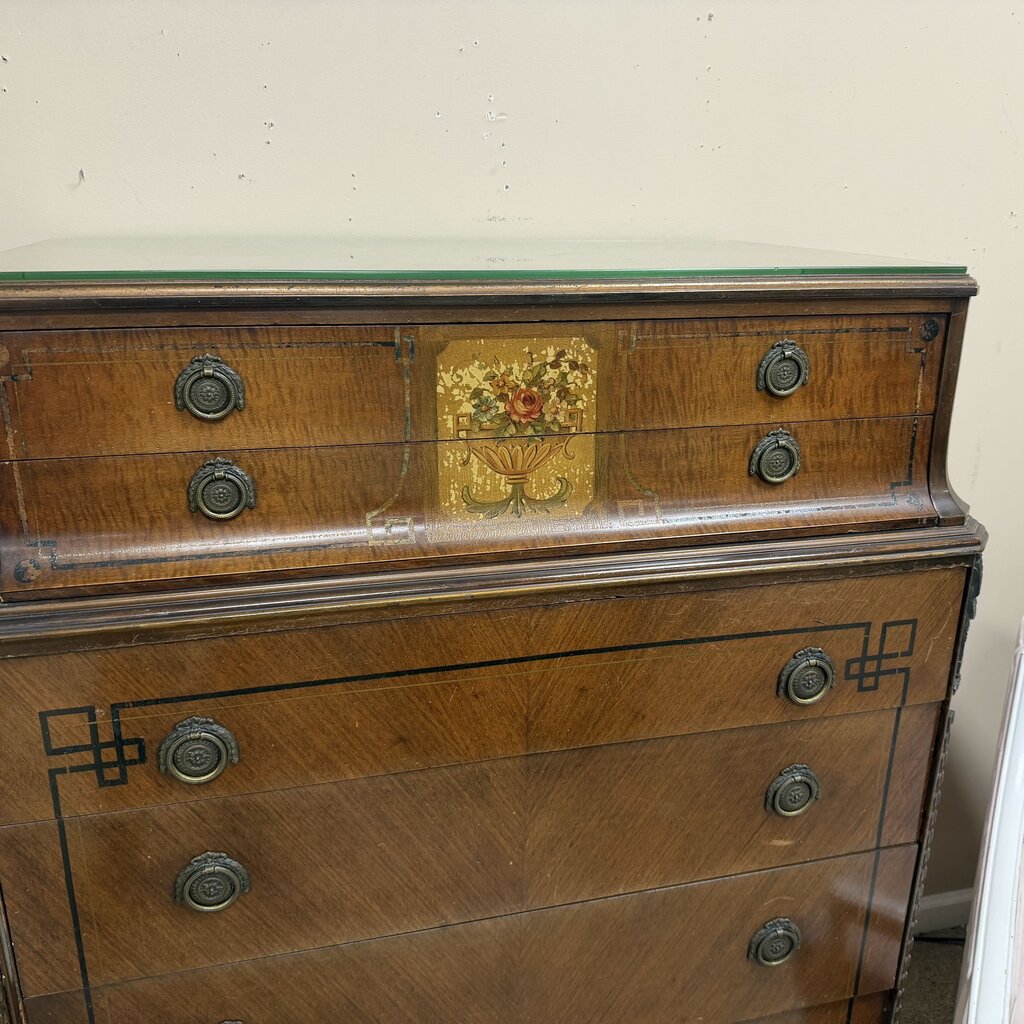 c1930s Art Deco Style Chest-on-Chest