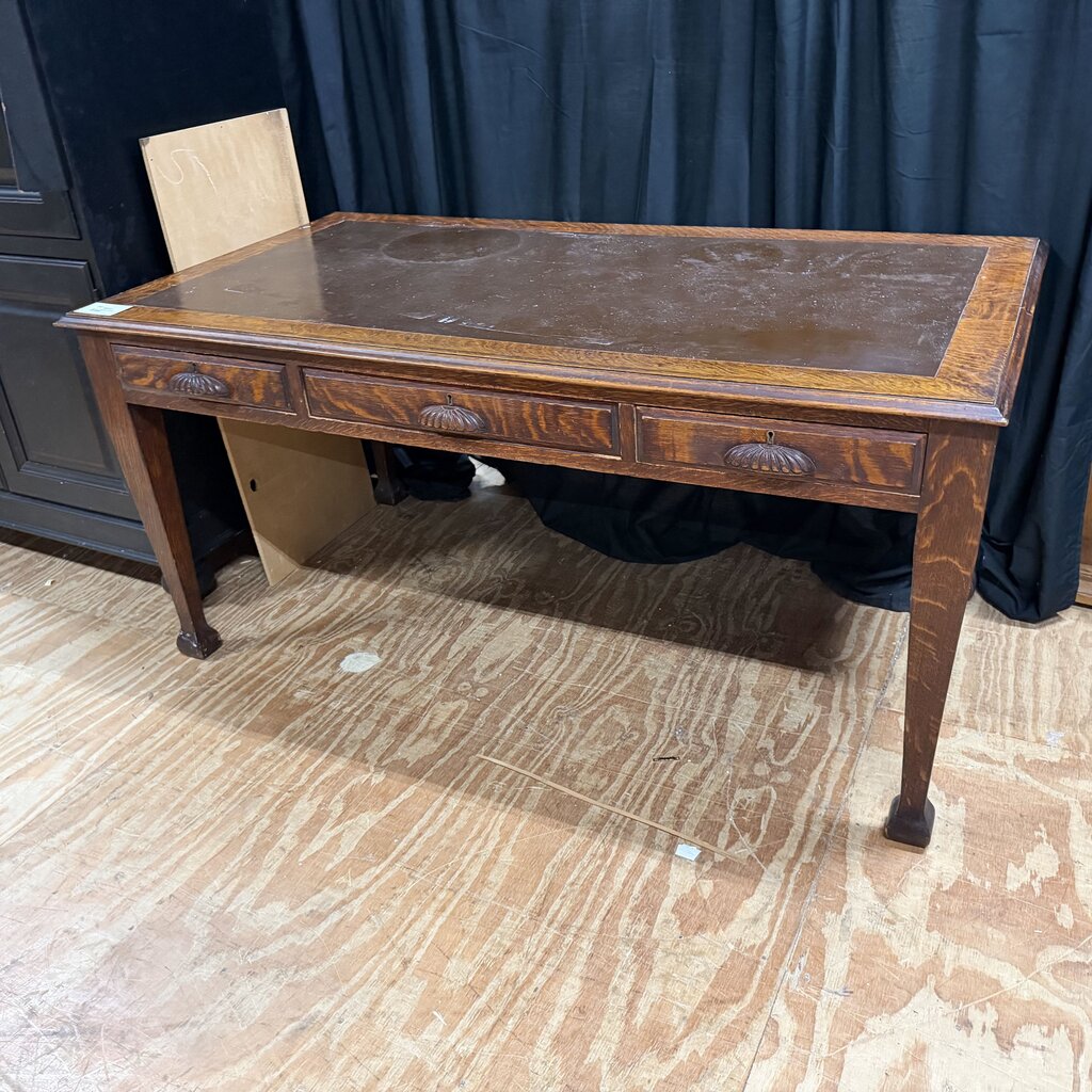 Vintage Wood Writing Desk