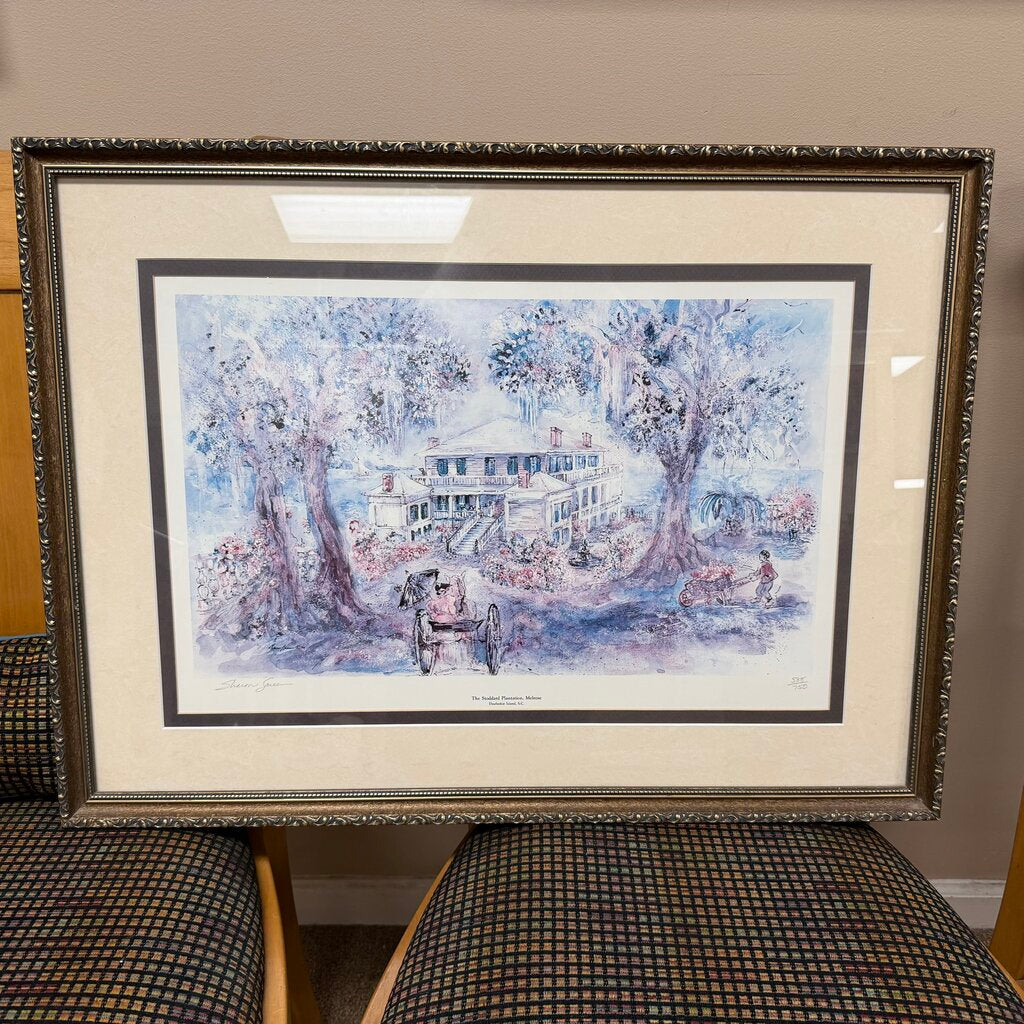 Signed Numbered "Stoddard Plantation Daufuskie Island" Print