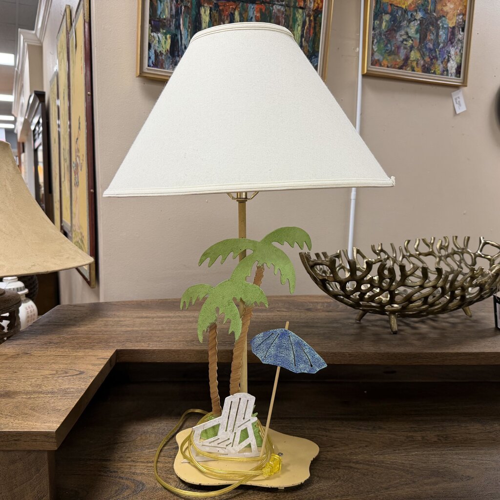 Whimsical Palm Tree Lamp