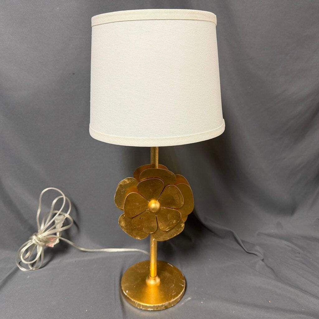 Gold Flower Lamp