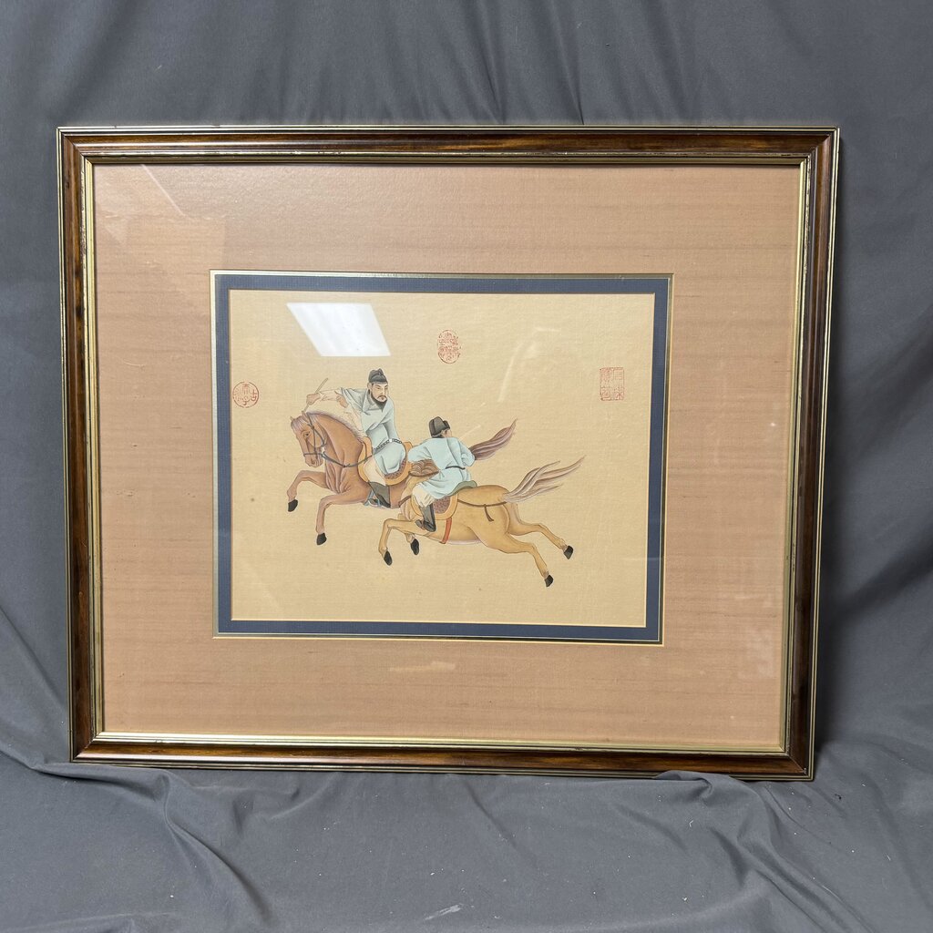 Vintage Chinese Silk Painting