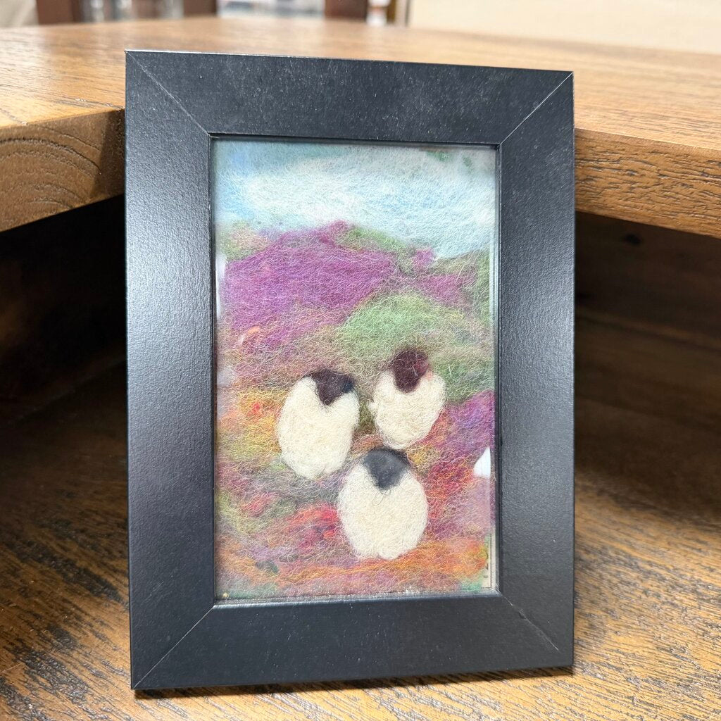 Small Felted Wool Art from Ireland