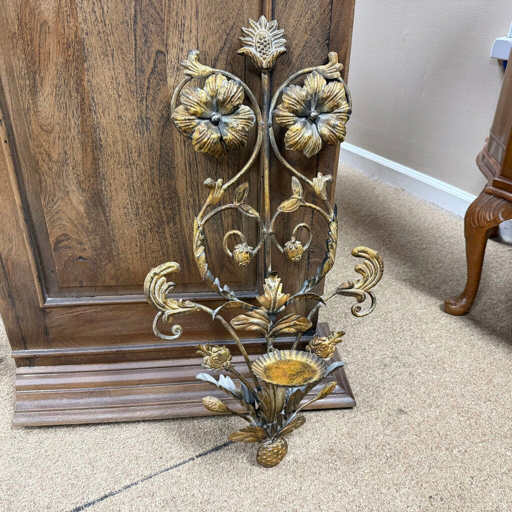 Metal Wall Candle Sconce