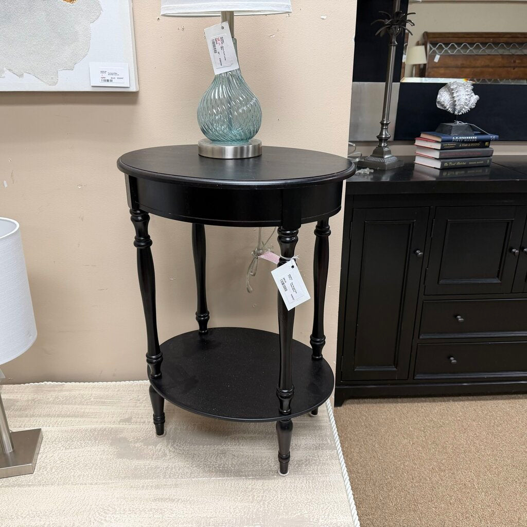 Pair Round Side Tables