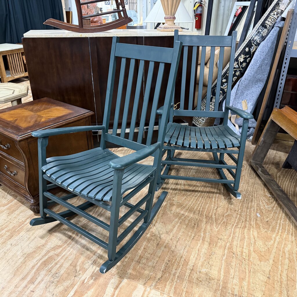 Pair Wood Rockers