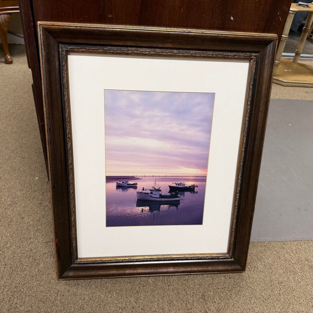 Framed Photo - Fishing Boats