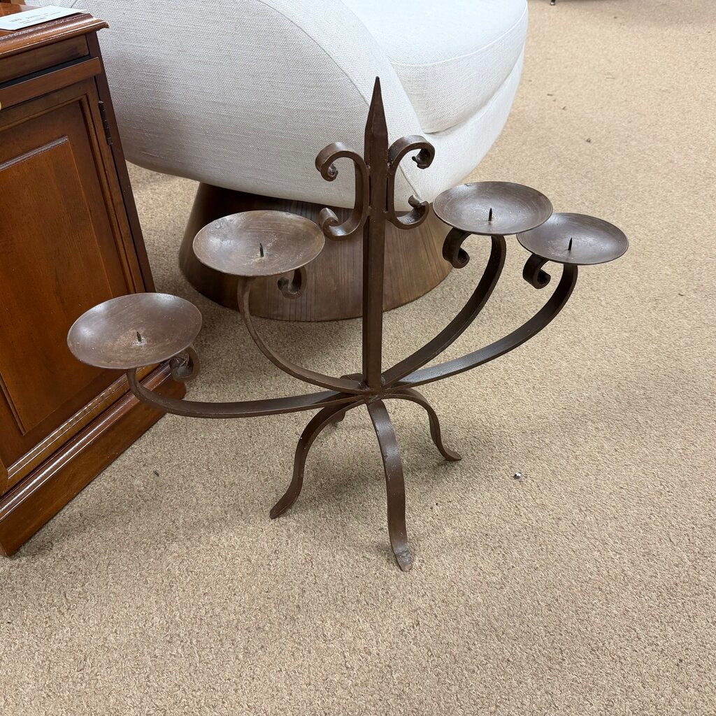 Iron Pillar Candleholder