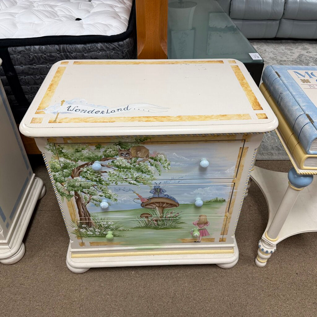 Hand Painted Children's 3-Drawer Chest