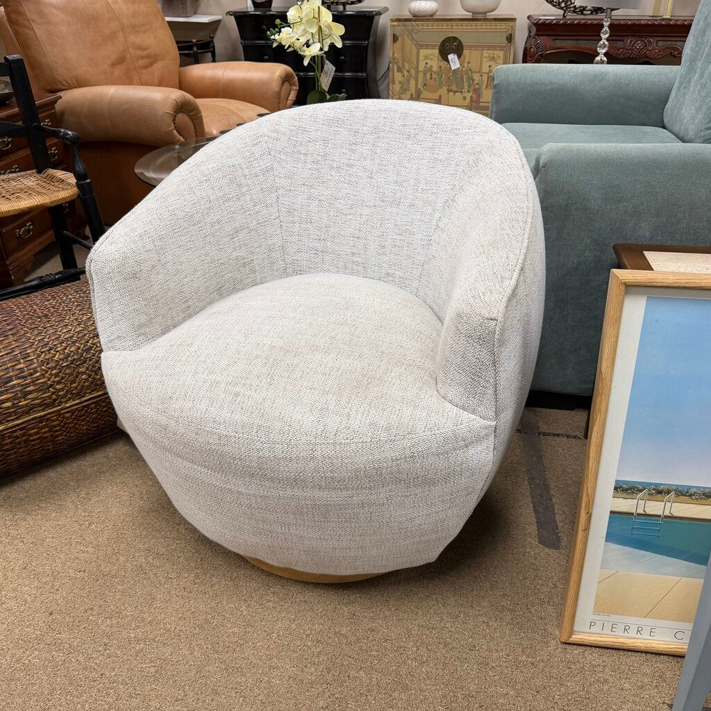 Swivel Barrel Chair