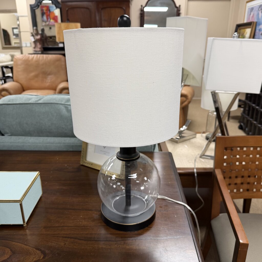 Small Glass Globe Lamp
