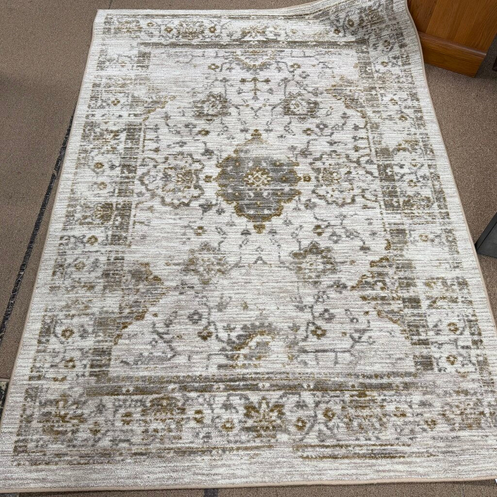 "Parksley" Distressed Polyester Rug