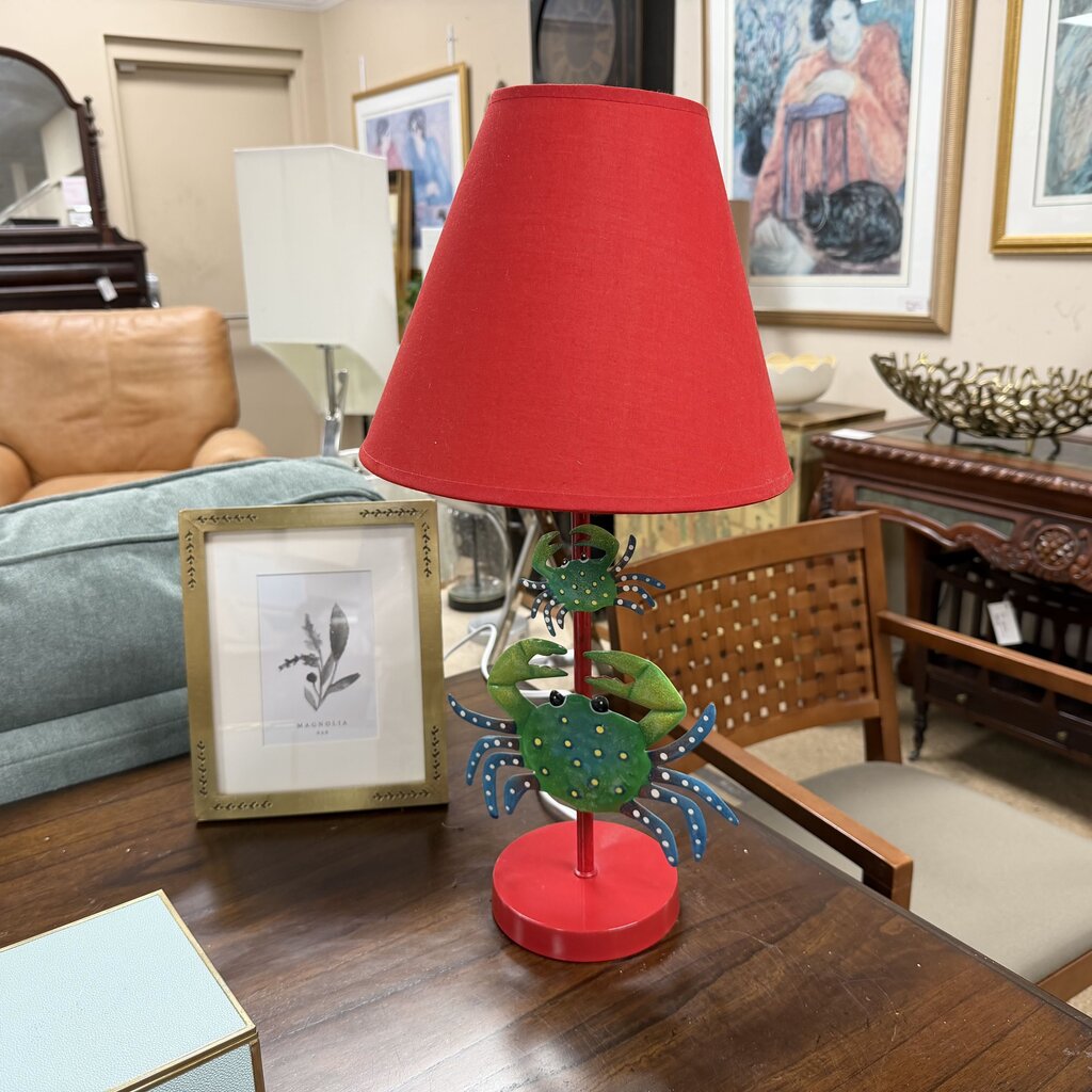 Metal Crab Lamp