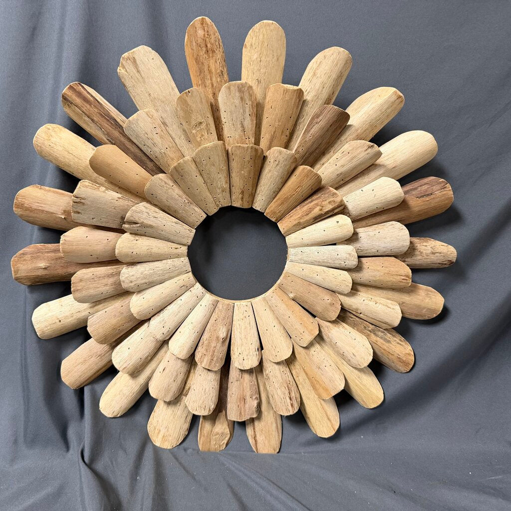 Driftwood Flower Wall Decor