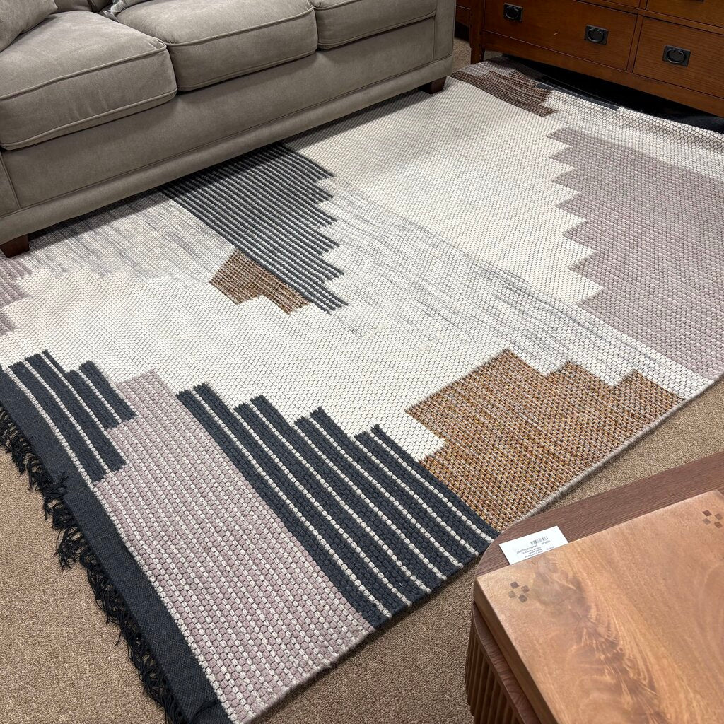 "Colca" Flatweave Wool Patchwork Rug