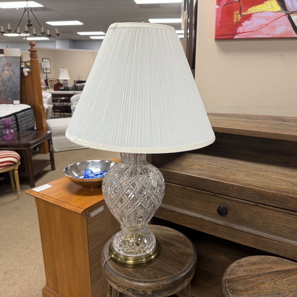 Vintage Cut Crystal Lamp