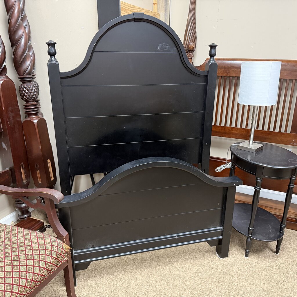 Arched Back Wood Bed