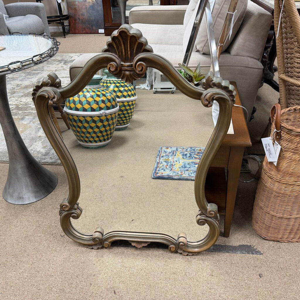 Vintage Wood Look Mirror