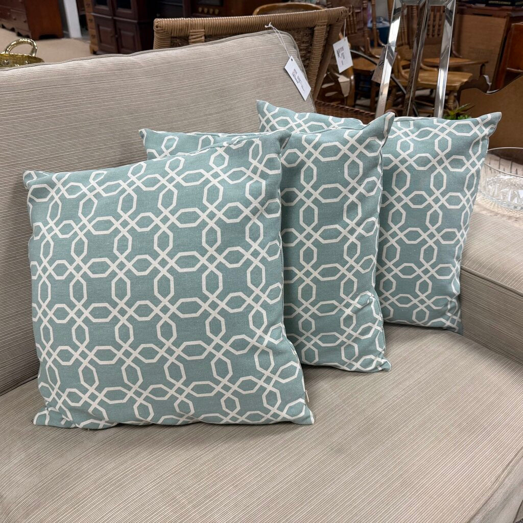 Set/3 Geometric Print Pillows