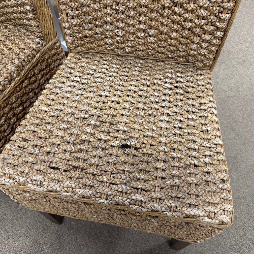 Pair Woven Chairs