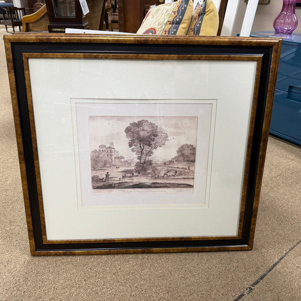 Sepia Landscape Print