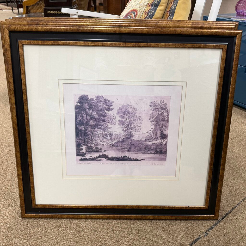 Sepia Landscape Print