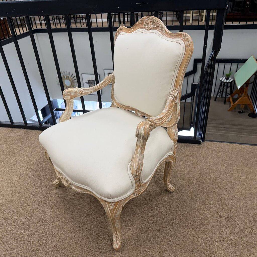 French Louis XV Style Fauteuil Armchair