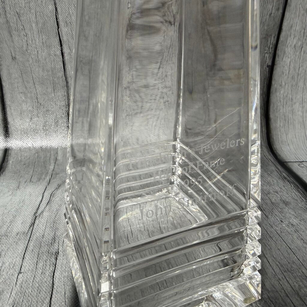Engraved Crystal Decanter